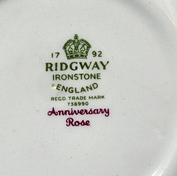 Ridgway Anniversary Rose bowl - Picture 6 of 7